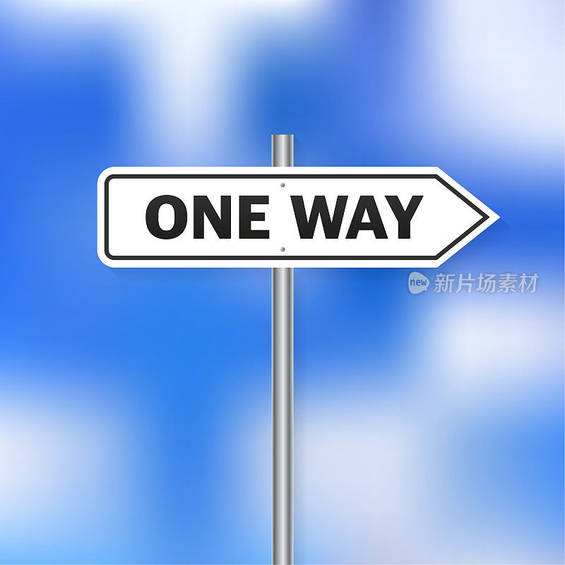 One Way sign, road way sign vector. Black icon on white background. Vector design. Grunge texture. Logo design